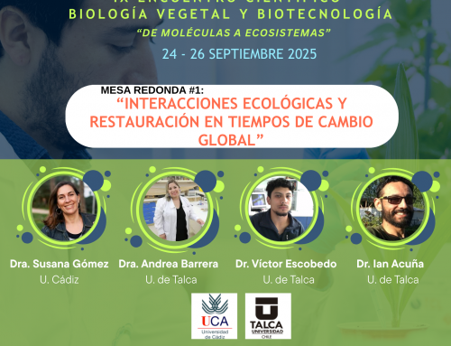 MESA REDONDA #1: “INTERACCIONES ECOLÓGICAS Y RESTAURACIÓN EN TIEMPOS DE CAMBIO GLOBAL”